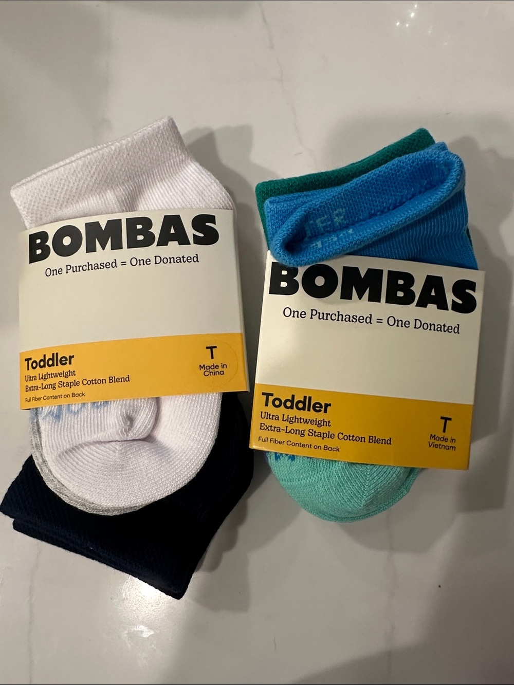 Bombas Lightweight Toddler Ankle Socks NWT
